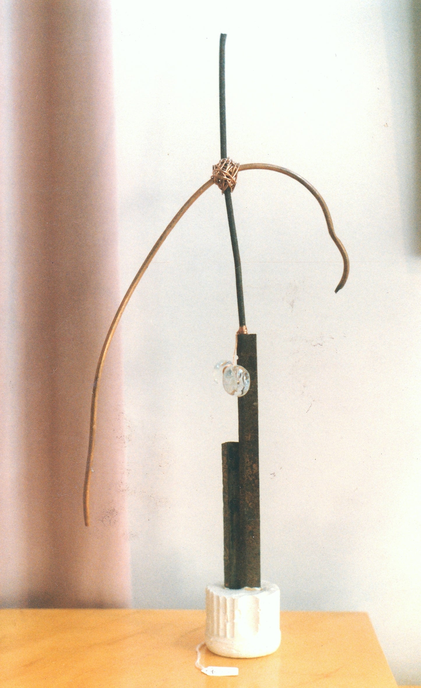 Copper ,steel. plaster sculpture   1991