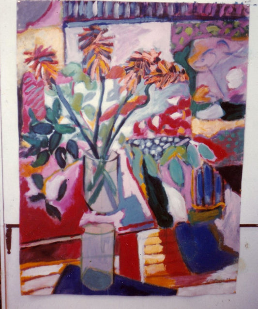 Red Hot Pokers 1978. Private Collection Auckland