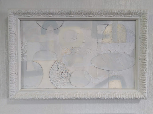 White Painting 2.  Mixed media. 2001  Private Collection New Plymouth.