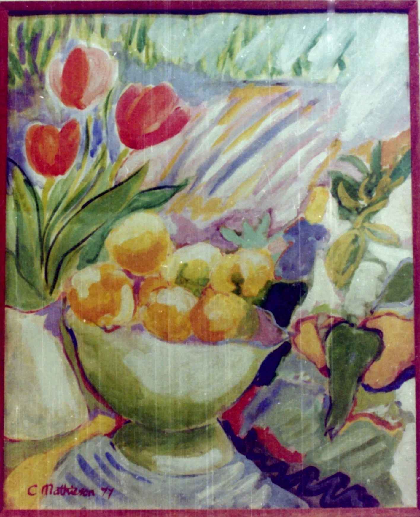 Tulips and Lemons. 1977. Private Collection