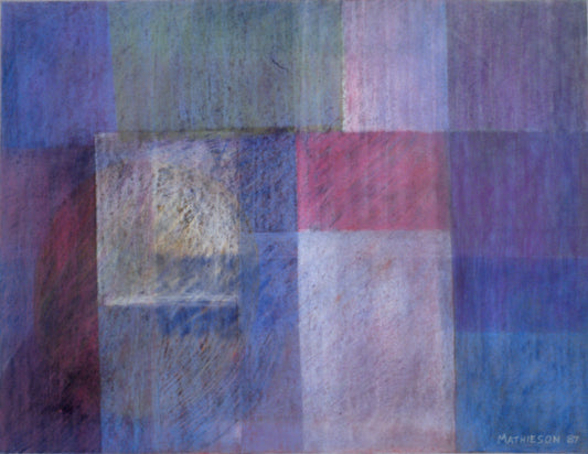 Faded Cotten. Pastel. 1987. Private Collection Auckland