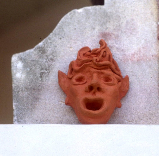 Tiny Gargoyle. 1990's .Destroyed Christchurch Earthquakes