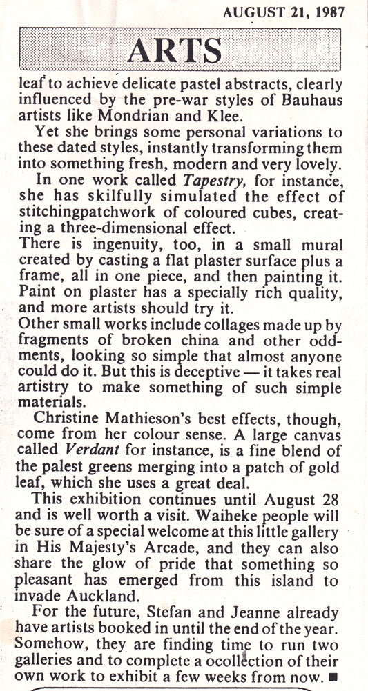 Page two Treebeard review 1987