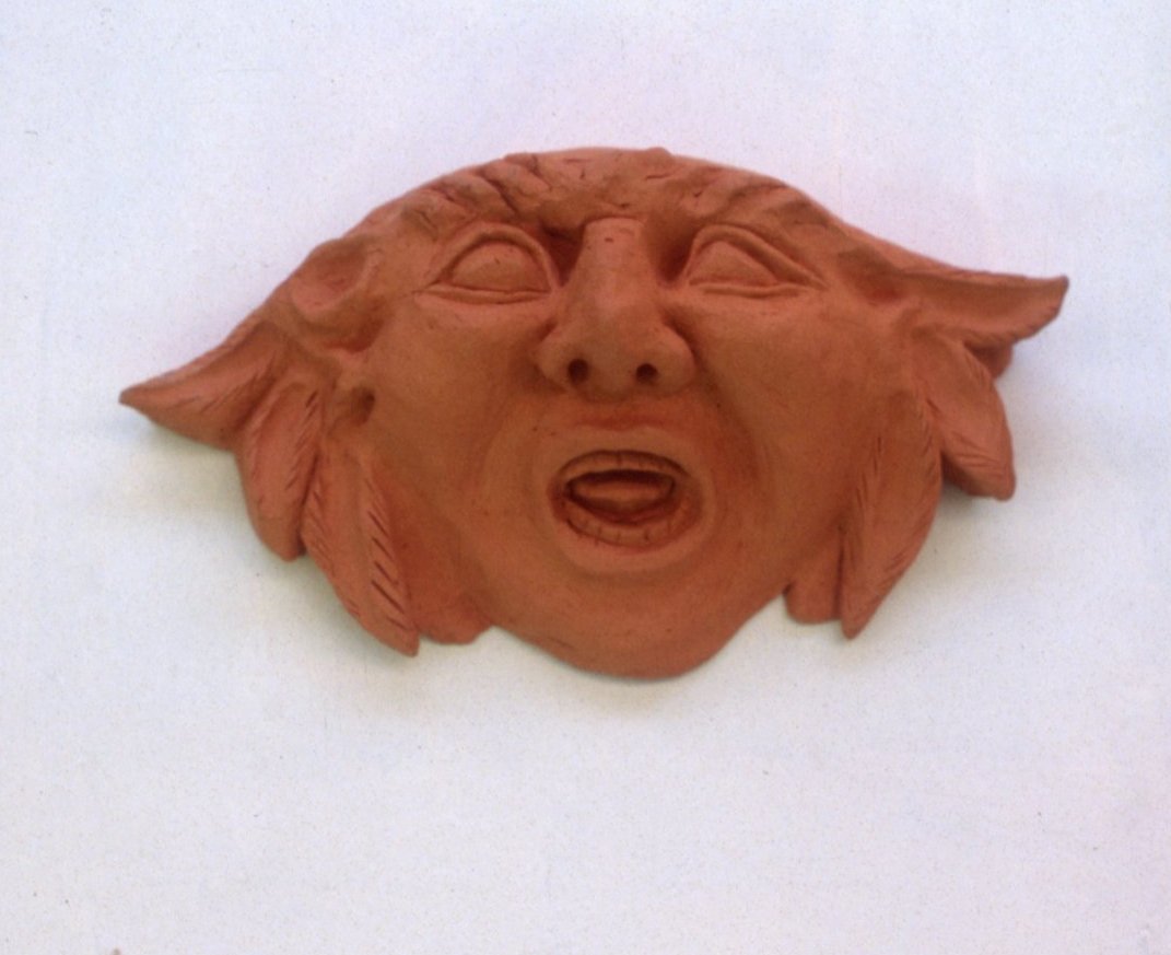 Terracotta Gargoyle 1990's. Private Collection Christchurch