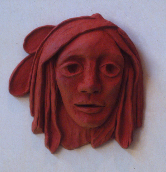 Terracotta Man with Head Dress 1991. Private Collection Christchurch